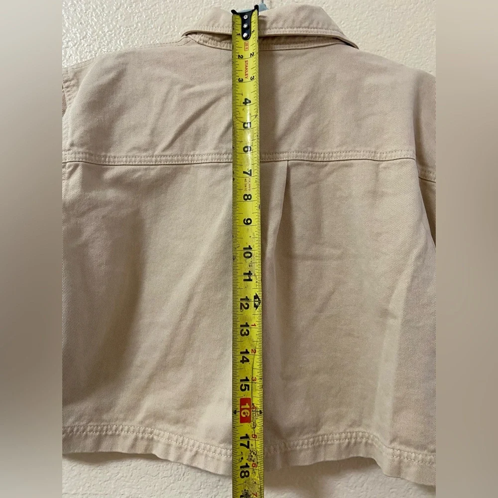 Zara Beige Crop Top size:XL - Picture 9 of 16